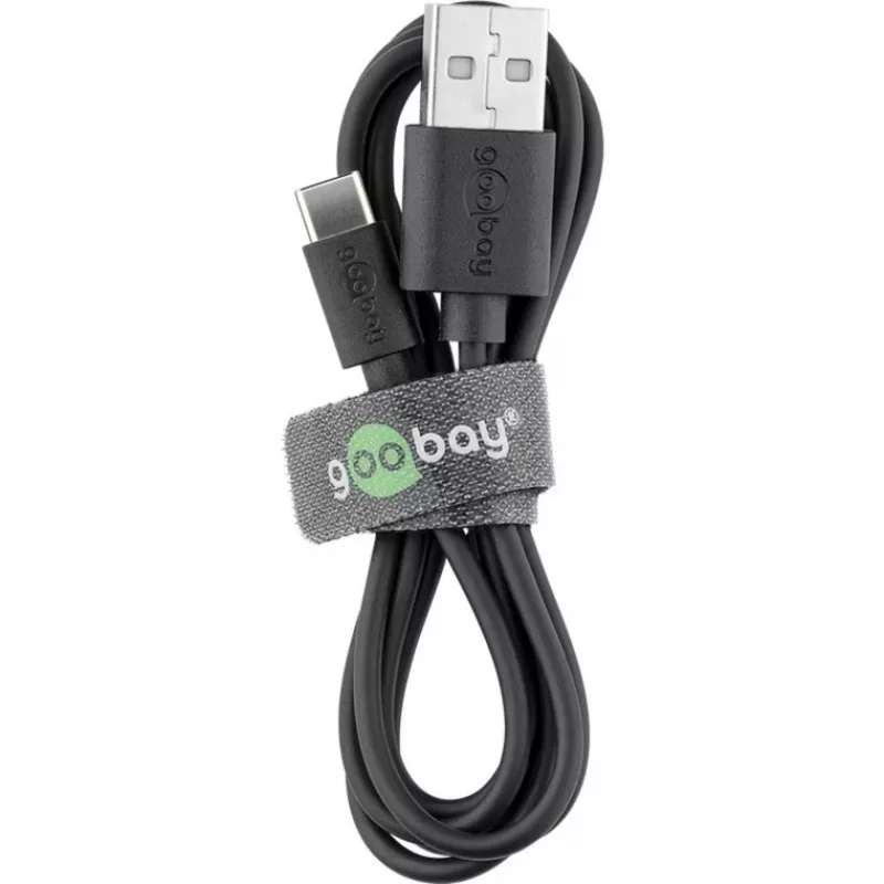 Goobay 45735 USB kabelis melns