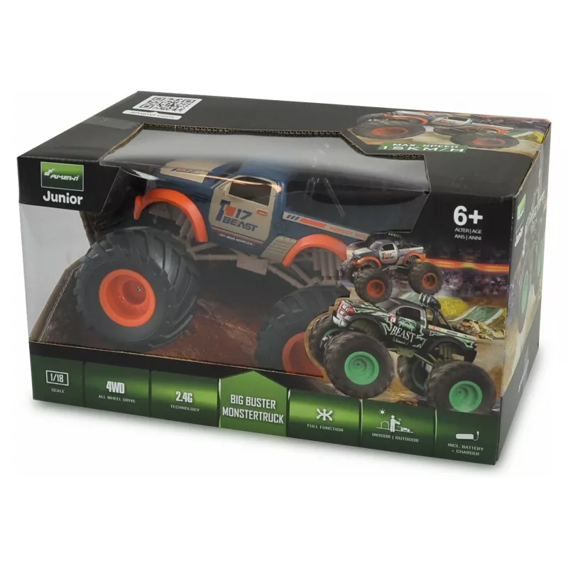 Bagijs Amewi 22483 Radio vadāms Elektrisks 1:18