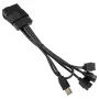 USB centrmezgls Lian Li PW-U2TPAB Type A spraudnis 1-uz-3 IDC 9 kontaktu