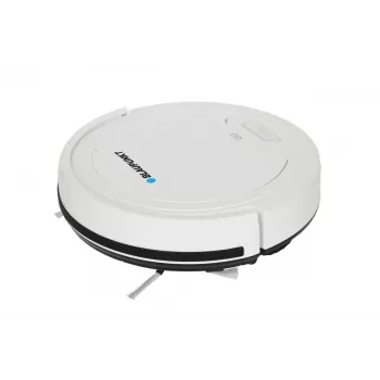 Putekļsūcējs robots BLAUPUNKT RVC201 — apaļš, balts, bezmaisa 0,5 L putekļu tvertne, 55 min darbības laiks