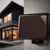 Maclean MCE442 saules lampa LED prožektors ar kustības sensoru, prožektors uzstādīšanai pie sienas, krēslas sensors, IP44, 6W, 6000K