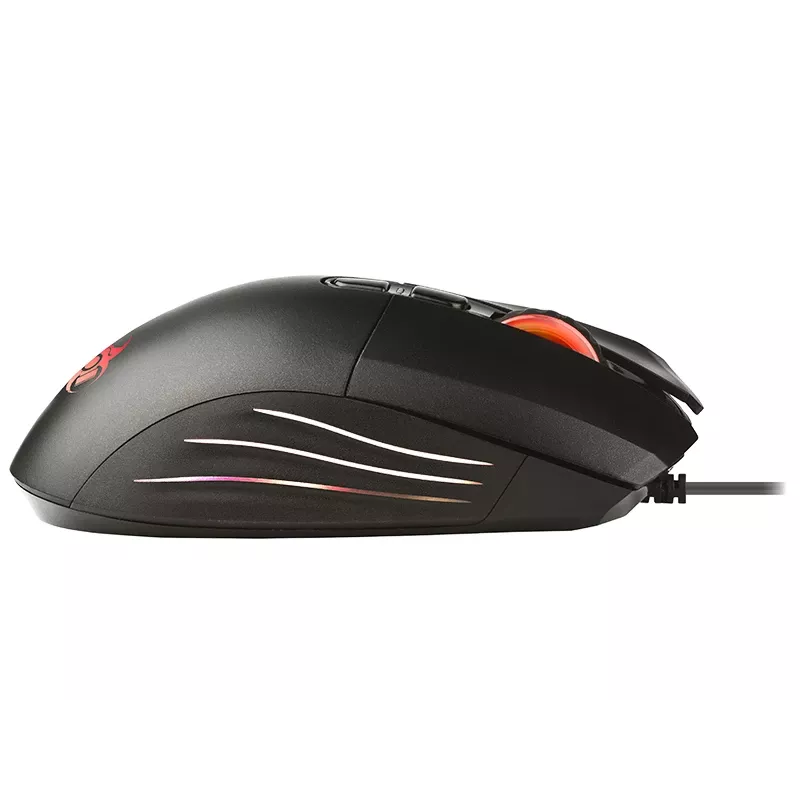 Spēļu pele TRACER Game Zone Odin RGB — līdz 16000 DPI, vadu, RGB apgaismojums