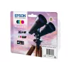 Epson 502 XL tonera kasetne 4 gab. Saderīga melna, ciāna, fuksīna, dzeltena