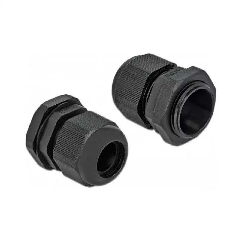 Kabeļa blīvslēgs DeLOCK 60220 melna plastmasa 10 gab.