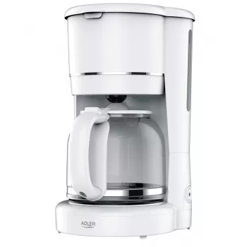 Adler AD 4383w Pilienu kafijas automāts maltai kafijai 1,5 L balts