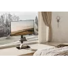 Stāvošs TV statīvs GEMBIRD TVS-86ST-01 43–86 collu televizoriem, melns, rūdīta stikla pamatne, VESA 100x100–600x400, maks. 60 kg