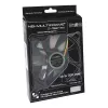 NoiseBlocker Multiframe M12-P 120 mm datora korpusa ventilators, 2000 RPM, 133 m³/h, 4,5 V, melns