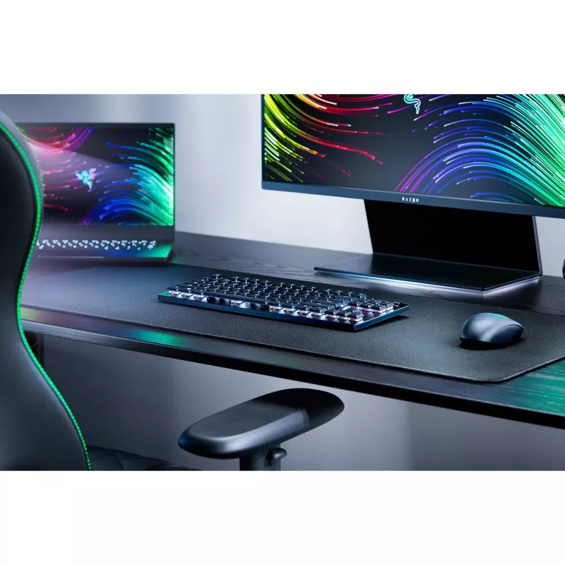 Spēļu tastatūra Razer RZ03-04370400-R3G1 USB RF bezvadu Bluetooth QWERTY vācu melna
