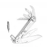 Multitool AZYMUT H2038B — 8 rīku nerūsējošā tērauda kompakts EDC, 173 mm, 125 g, ar maciņu un uzgaļu komplektu