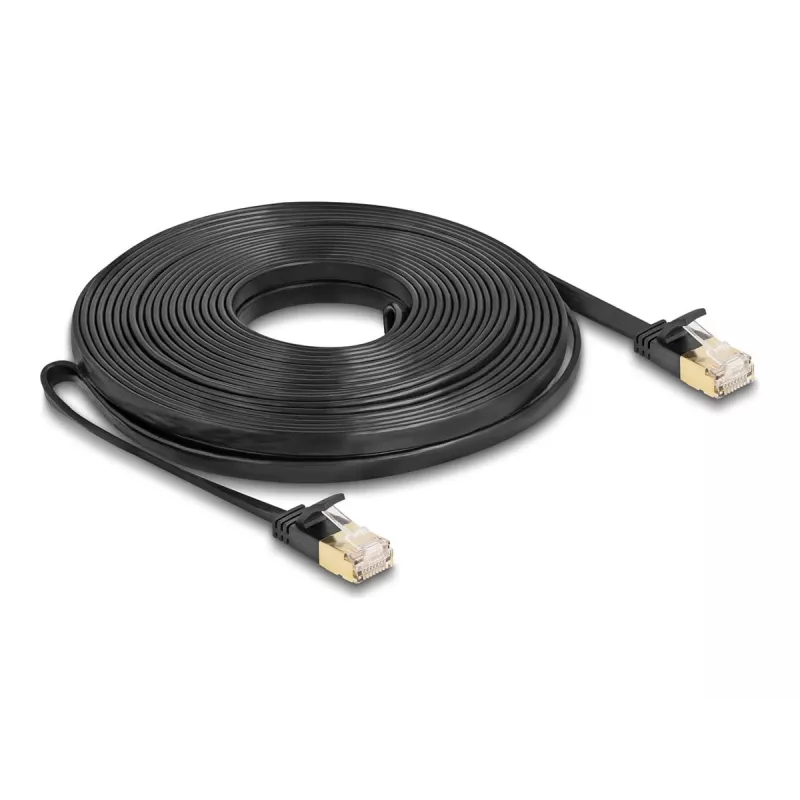 Tīkla kabelis DeLOCK RJ45 Cat.6A spraudnis uz spraudni U/FTP 10 m melns