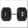 HMS Fitness HEX PRO 55 fiksēta svara hantele 55 kg 1 gab.