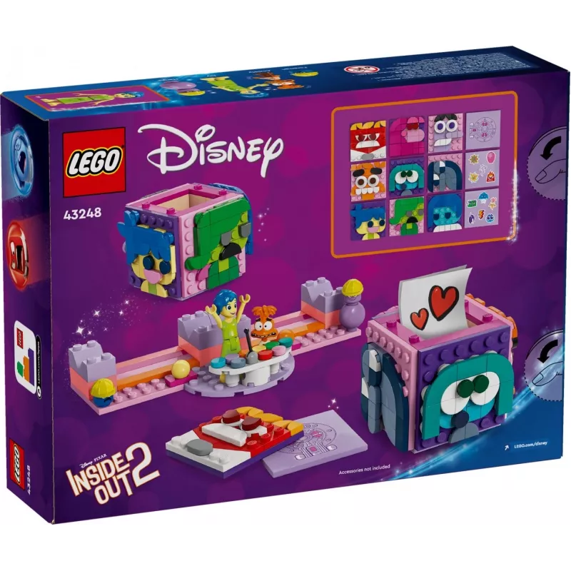 Konstrukciju rotaļlieta LEGO Disney Pixar Inside Out 2 Mood Cubes komplekts 43248