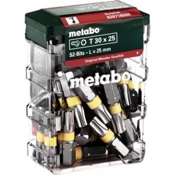Skrūvgrieža uzgaļu komplekts Metabo SP T30 25 mm, 25 gab.