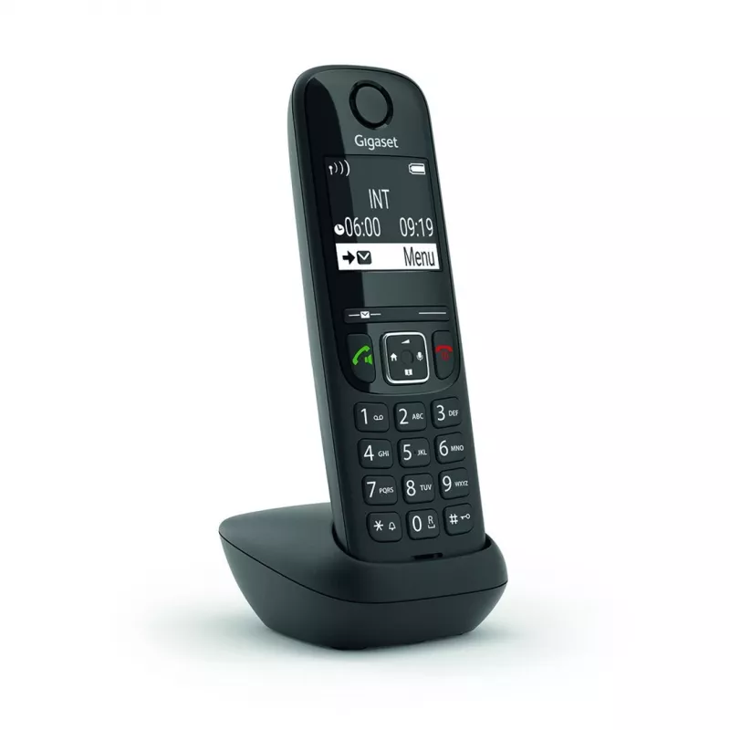 Analogais/DECT telefons Gigaset AS690HX Bezvadu klausule Zvanītāja ID Melns
