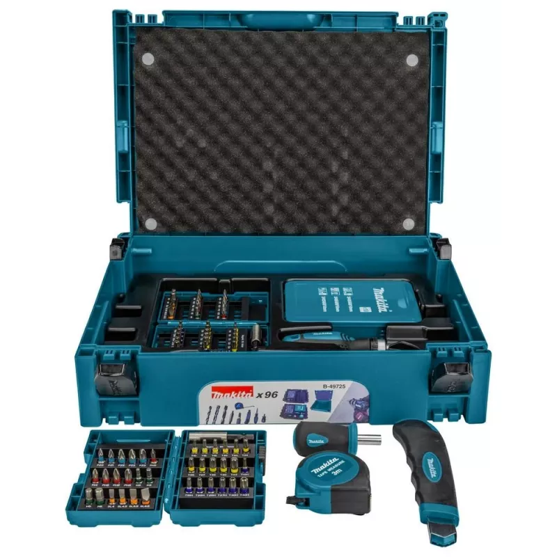 Makita B-49725 uzgriežņu skrūvgrieža uzgalis 96 gab.