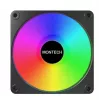 Montech GF120R V2 ARGB datora korpusa ventilatora modulis 12 cm Melns 1 gab.