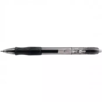 Gela pildspalva BIC GEL-OCITY 0,7 mm melna — 0,7 mm uzgalis, melna tinte