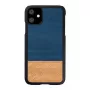 Viedtālruņa maciņš man and wood iPhone 11 — džinsa melns aizsargapvalks