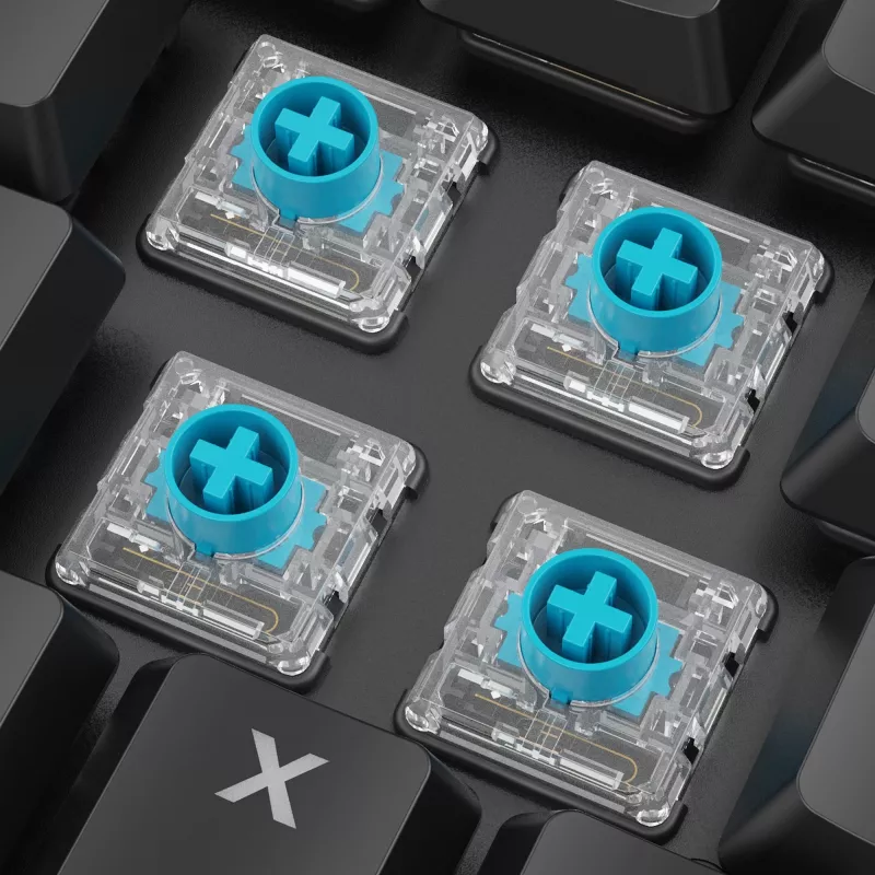 Sharkoon PureWriter W65 tastatūra, spēlēm, RF bezvadu, QWERTZ, vācu, melna