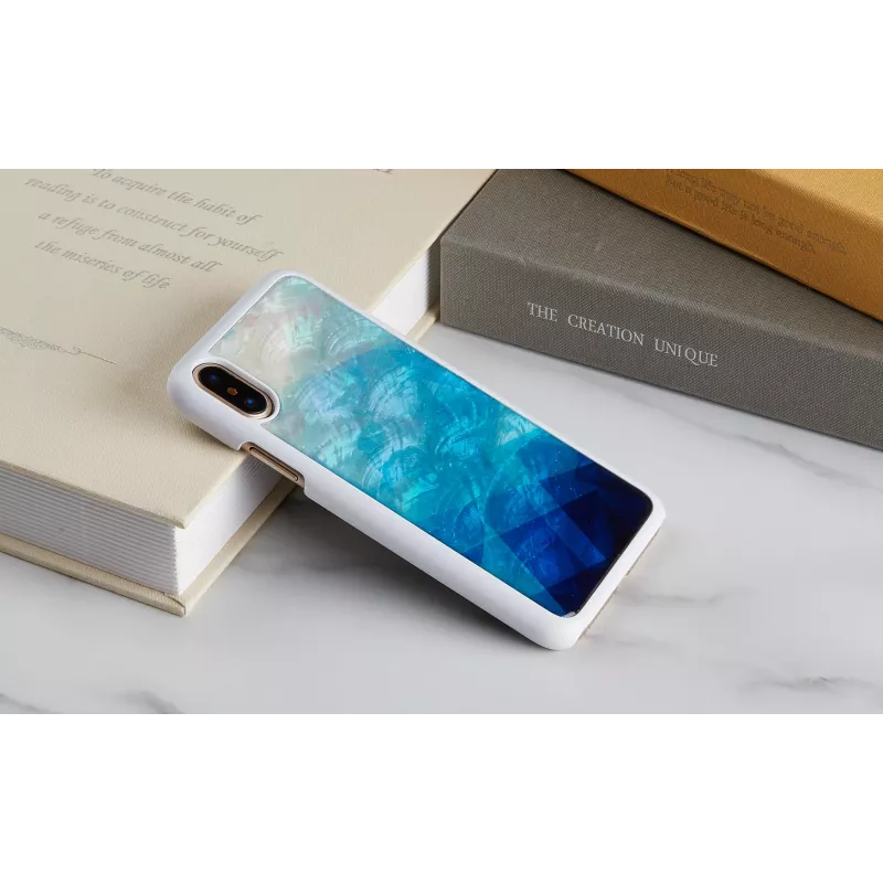 Viedtālruņa maciņš iKins iPhone XS/S blue lake balta