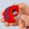 KNIPEX manuālais cauruļu griezējs PVC un blīvējošām uzmavām