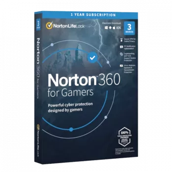 Norton 360 For Gamers | 3 Devices | 1 Year | 50 Gb Cloud Storage | EU | NON SUB |