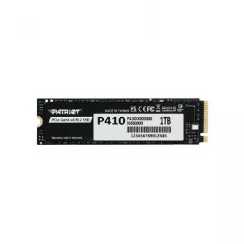 Cietvielu disks PATRIOT P410 1 TB M.2 NVMe, 5 Gbit/s, 1000 GB