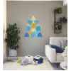 Triangle LED panel lights Nanoleaf NL47-0002TW-9PK — set of 9 RGB wall-mounted panels, AC powered, balta