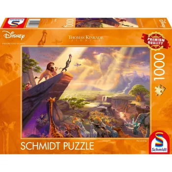 Thomas Kinkade Studios: Disney Dreams Collection - The Lion King, Puzzle 1000 gab.