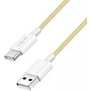 LogiLink USB 2.0 Type-C kabelis C/M uz A/M 60 W dzeltens 1,5 m