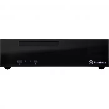 SilverStone MILO ML09 - Desktop - Mini-ITX - bez barošanas bloka (SFX12V) - Melns - USB/Audio (SST-ML09B)
