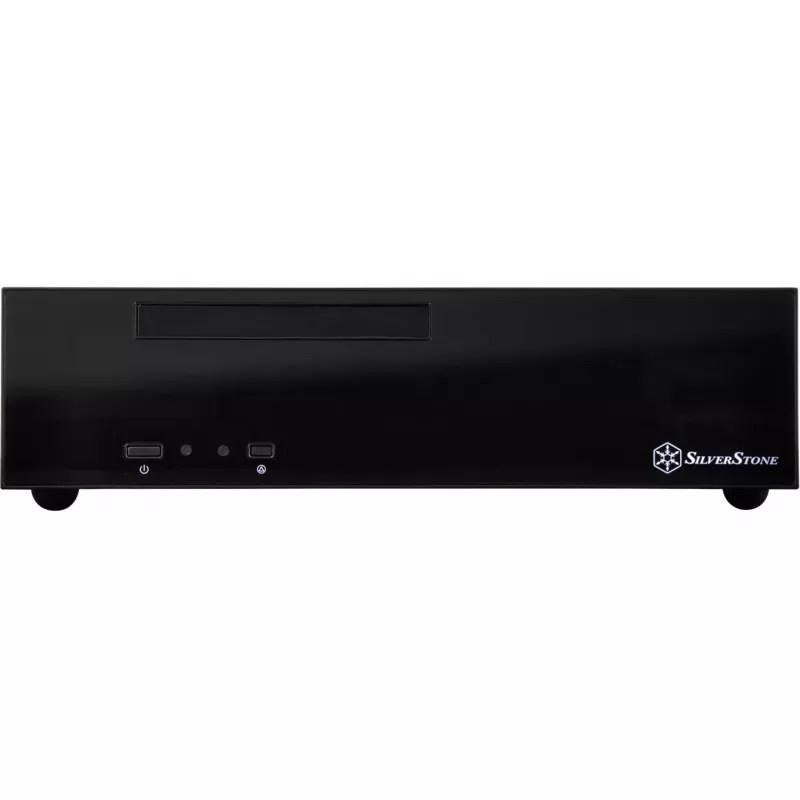 SilverStone MILO ML09 - Desktop - Mini-ITX - bez barošanas bloka (SFX12V) - Melns - USB/Audio (SST-ML09B)