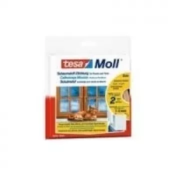 Blīvējuma lente Tesa Moll Universal 9 mm x 6 m pašlīmējoša balta