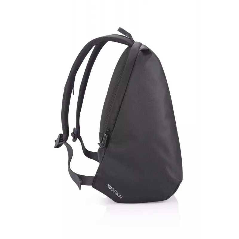 Ikdienas mugursoma XDDESIGN Bobby Soft ar 15,6 collu klēpjdatora nodalījumu, 16 L, PET, melna