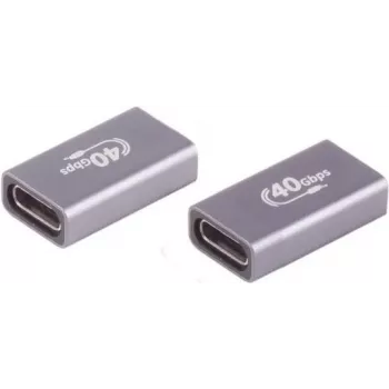 USB-C savienotājs ShiverPeaks 13-60003 40 Gbps metāla korpusā, vienpusējs datu/uzlādes savienotājs