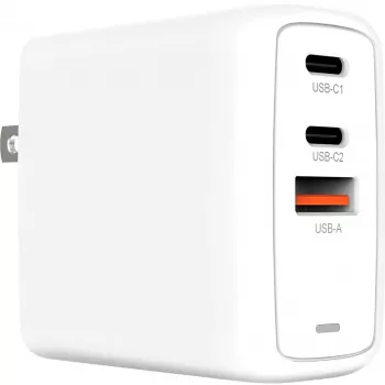 Lādētājs Creative Labs 67W GaN 1x USB-A 2x USB-C PD — 67W kopējā jauda, GaN tehnoloģija