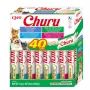 Mitrie kaķu kārumi INABA Churu Variety Box — tunzivs, 40 × 14 g pastas paciņas, bezgraudu, bezglutēna