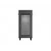 Rack cabinet LANBERG FF01-6624-23BL 24U freestanding 19 inch 600×600 mm IP20 Melns
