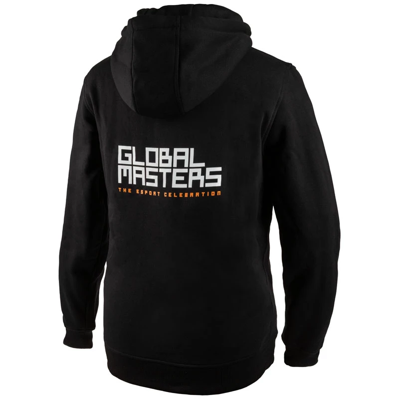 Global Masters Hoodija GM Logo - melna (L)