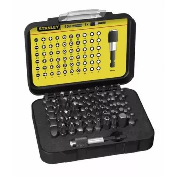 Skrūvgrieža uzgaļu komplekts Stanley 1-13-902 60 gab.