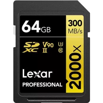 Lexar Professional 2000x 64 GB SDHC UHS-II 10. klase (LSD2000064G-BNNNG)