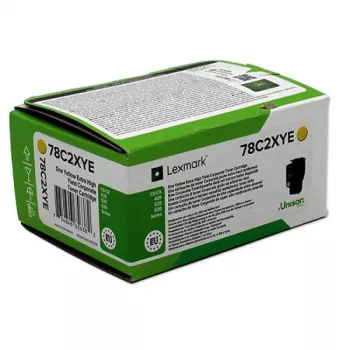 Lexmark 78C2XYE tonera kasetne 1 gab. Oriģināla dzeltena