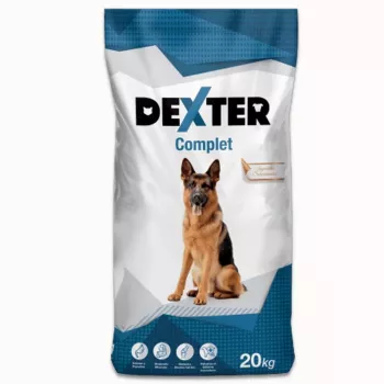 Sausā suņu barība HURTOWNIA KARM Dexter Complete lielām šķirnēm 20 kg, gaļas garša, olbaltumvielas 21,5%, tauki 7,5%