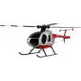 Amewi RC Helicopter MD500 Li-Po akumulators 350mAh sudraba/sarkans (25354)