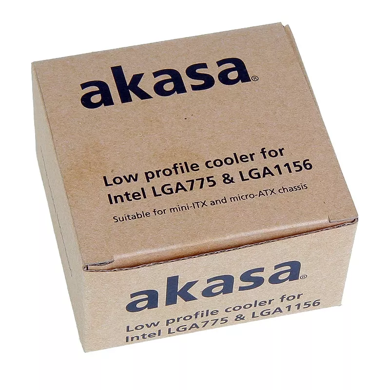 Akasa AK-CCE-7106HP datora dzesēšanas sistēma Procesora dzesētājs Melns, Sudraba