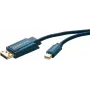 ClickTronic 70737 1m DisplayPort Mini DisplayPort zils DisplayPort kabelis (70737)