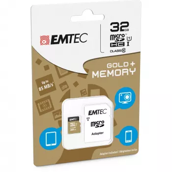 Emtec zibatmiņa 32GB MicroSDHC Class10 ECMSDM32GHC10GP