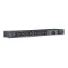 CyberPower PDU41005 strāvas sadales bloks (PDU) 8 maiņstrāvas ligzdas 1U Melns