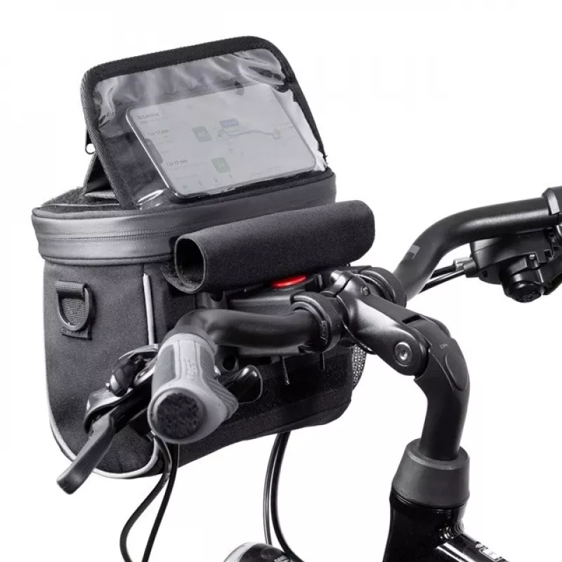 Priekšējā velosipēda soma Triton WBHBB-01 — 4 L, poliesters/EVA/TPU, 205×125×185 mm