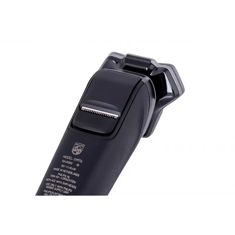Philips SHAVER Series 9000 S9976/55 vīriešu skuveklis, rotējošais skuveklis, trimmeris, melns